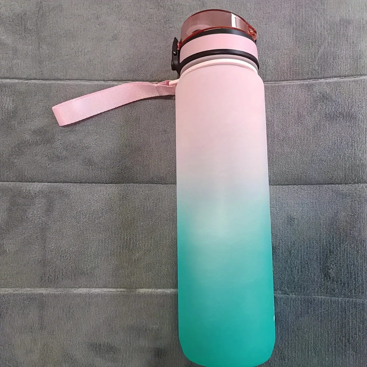 33.81 oz Multipurpose Polycarbonate Water Bottle - Leakproof, Insulated, Large Capacity PC Fitness, Student, Business, Hiking, Hot & Cold Beverage Container with Portable Handle