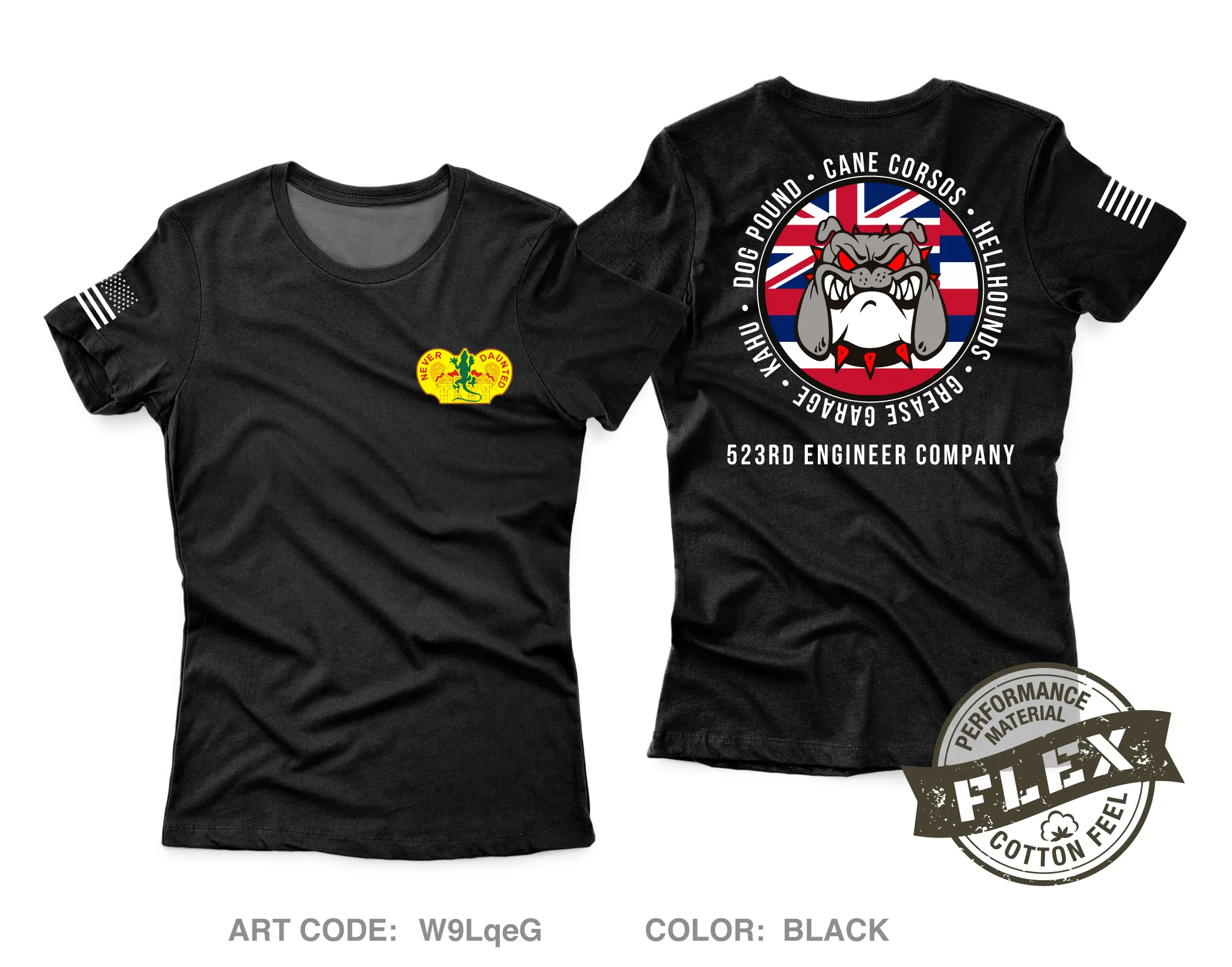 523rd ESC Core Women's SS Flex Performance Tee - W9LqeG