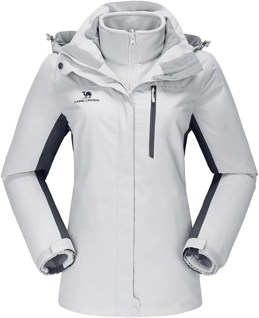 CAMEL CROWN 3-in-1 Ski Jacket - Stay Dry & Stylish!
