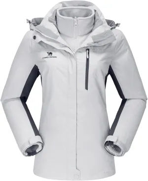 CAMEL CROWN 3-in-1 Ski Jacket - Stay Dry & Stylish!