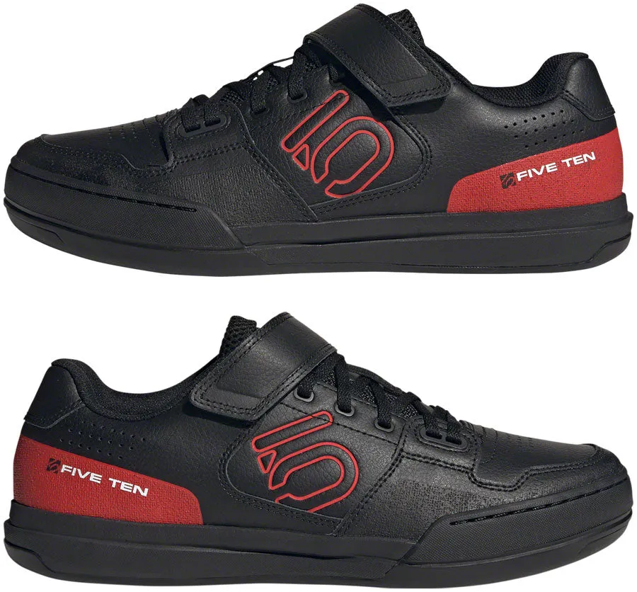 Five Ten Hellcat Mountain Clipless Shoes - Men's, Core Black/Red/FTWR White, 9.5