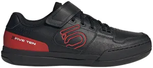Five Ten Hellcat Mountain Clipless Shoes - Men's, Core Black/Red/FTWR White, 9.5