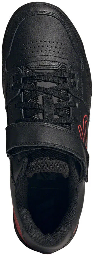 Five Ten Hellcat Mountain Clipless Shoes - Men's, Core Black/Red/FTWR White, 9.5