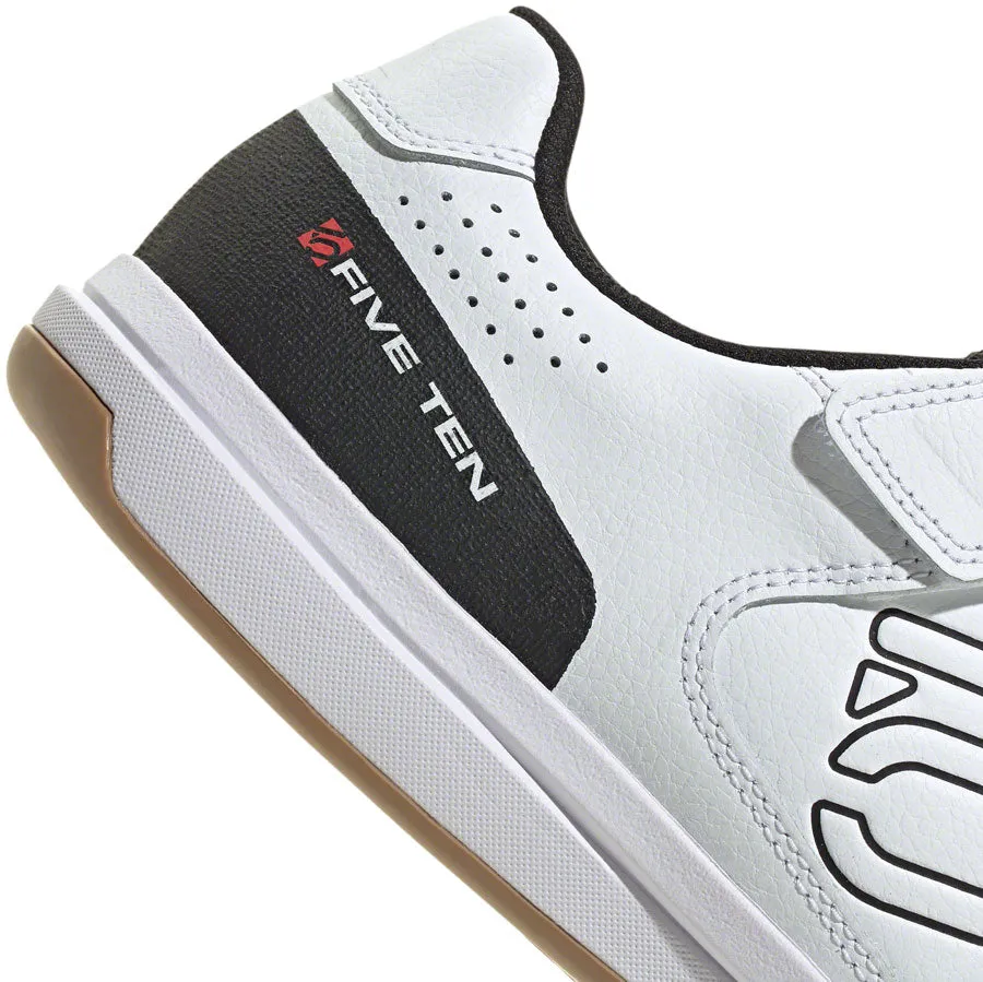 Five Ten Hellcat Mountain Clipless Shoes - Mens FTWR White/Core Black/Red 6
