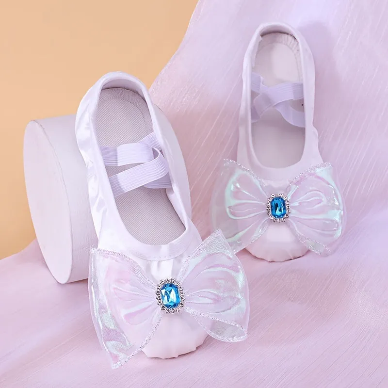 Girls' Elegant Pink Ballet Shoes