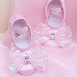 Girls' Elegant Pink Ballet Shoes