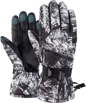 HOIHOO Waterproof -30 Winter Touchscreen Snow Gloves