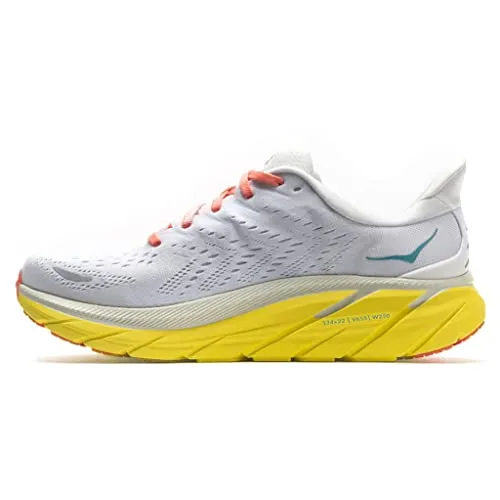 HOKA Men's Gymnastics Shoes Running, Blanc De Blanc Illuminating, 13 US