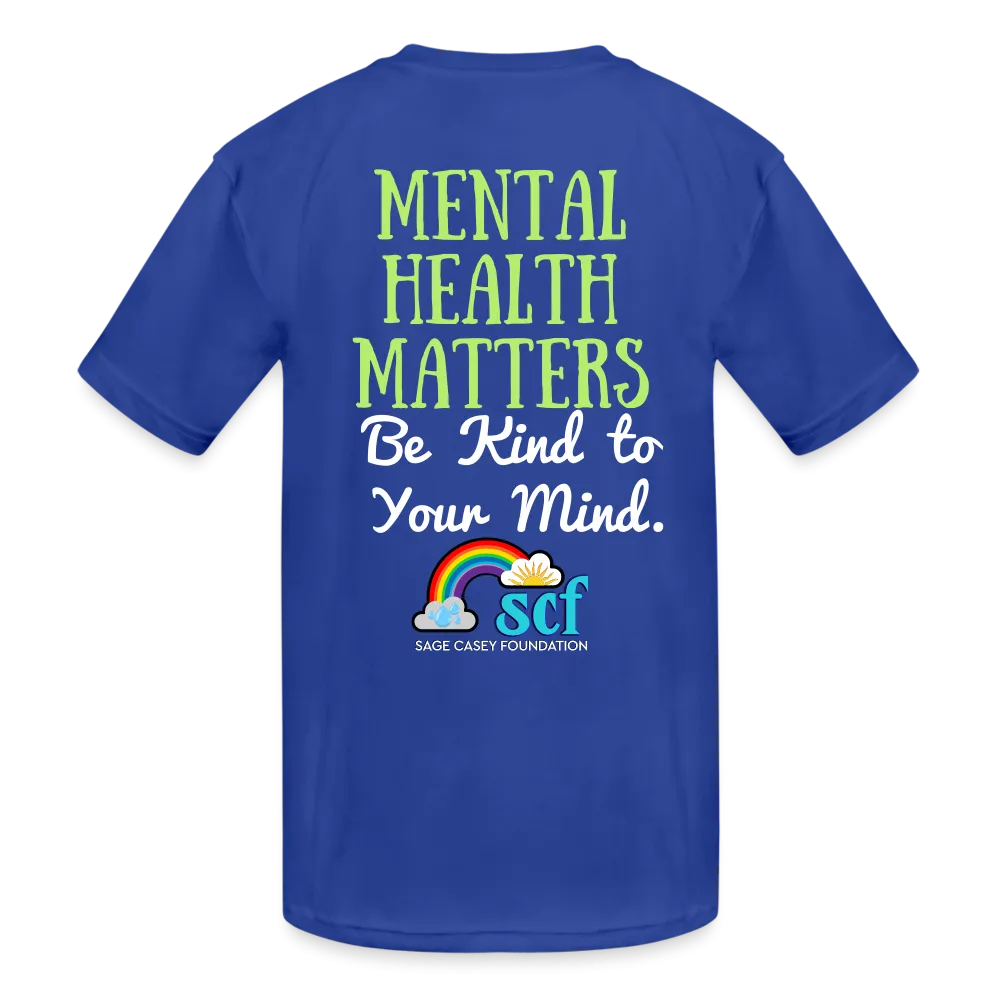 Kids' Athletic T-Shirt - Be Kind, WordCloud