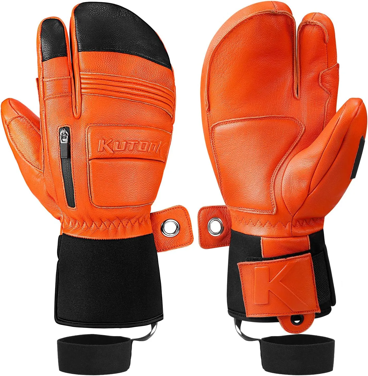 KUTOOK Thermal Ski Mittens - Waterproof & Warm!