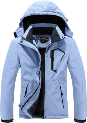 MOERDENG Women's Waterproof Ski Jacket - Warm & Stylish!