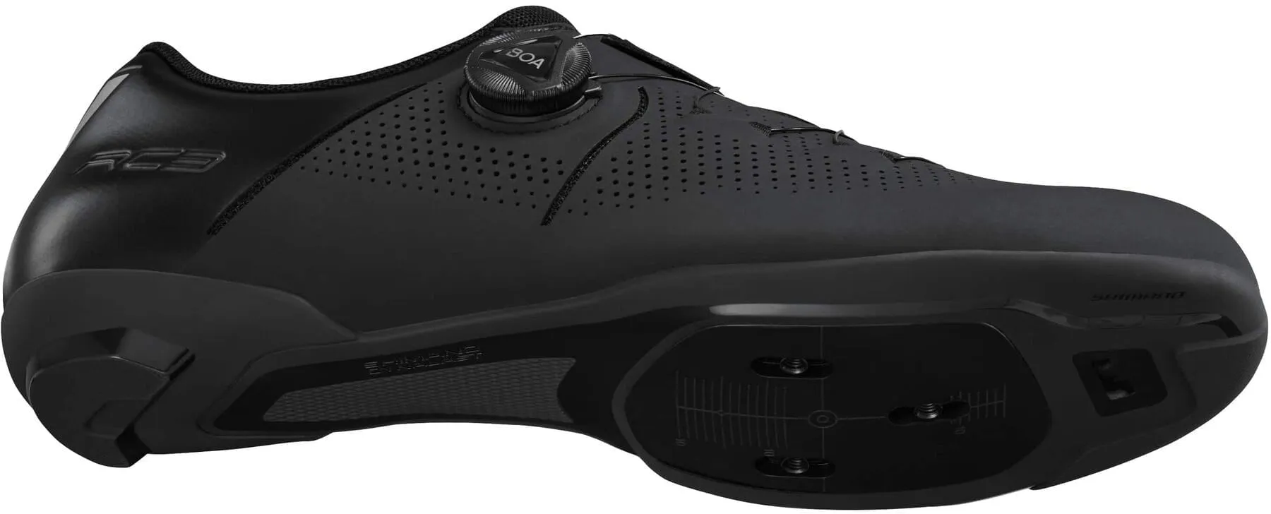 Shimano RC302 Mens Road Cycling Shoes - Black