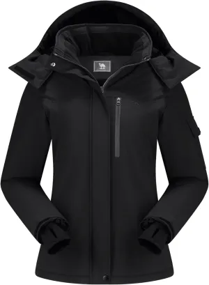 Warm & Waterproof Women's Ski Jacket by CAMEL CROWN