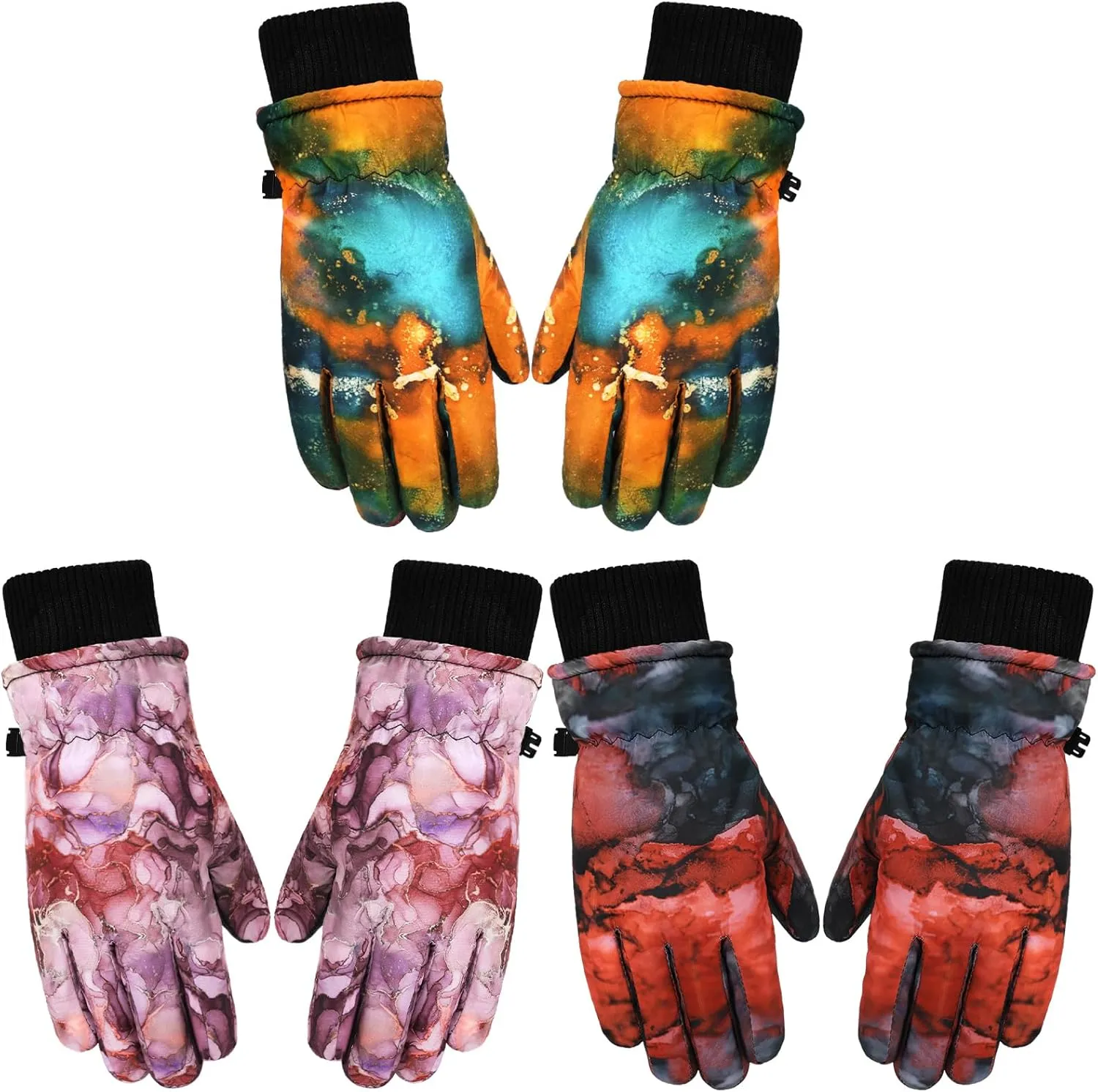 Waterproof Kids Winter Gloves by Bencailor