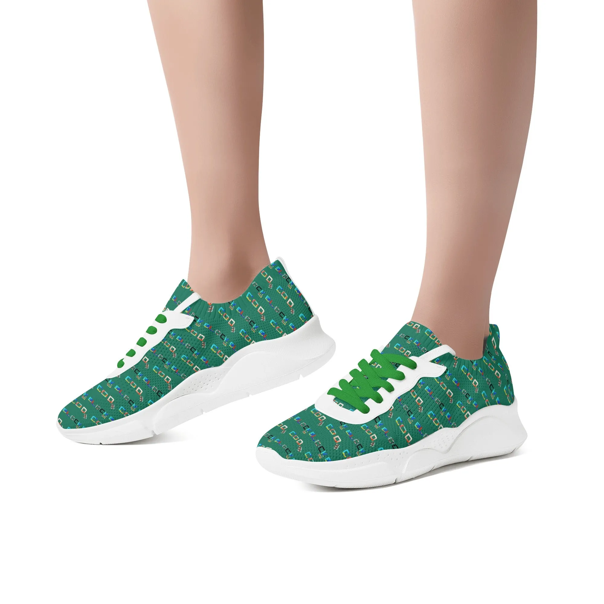 Womens Mesh Gymnastics Chunky Sneakers