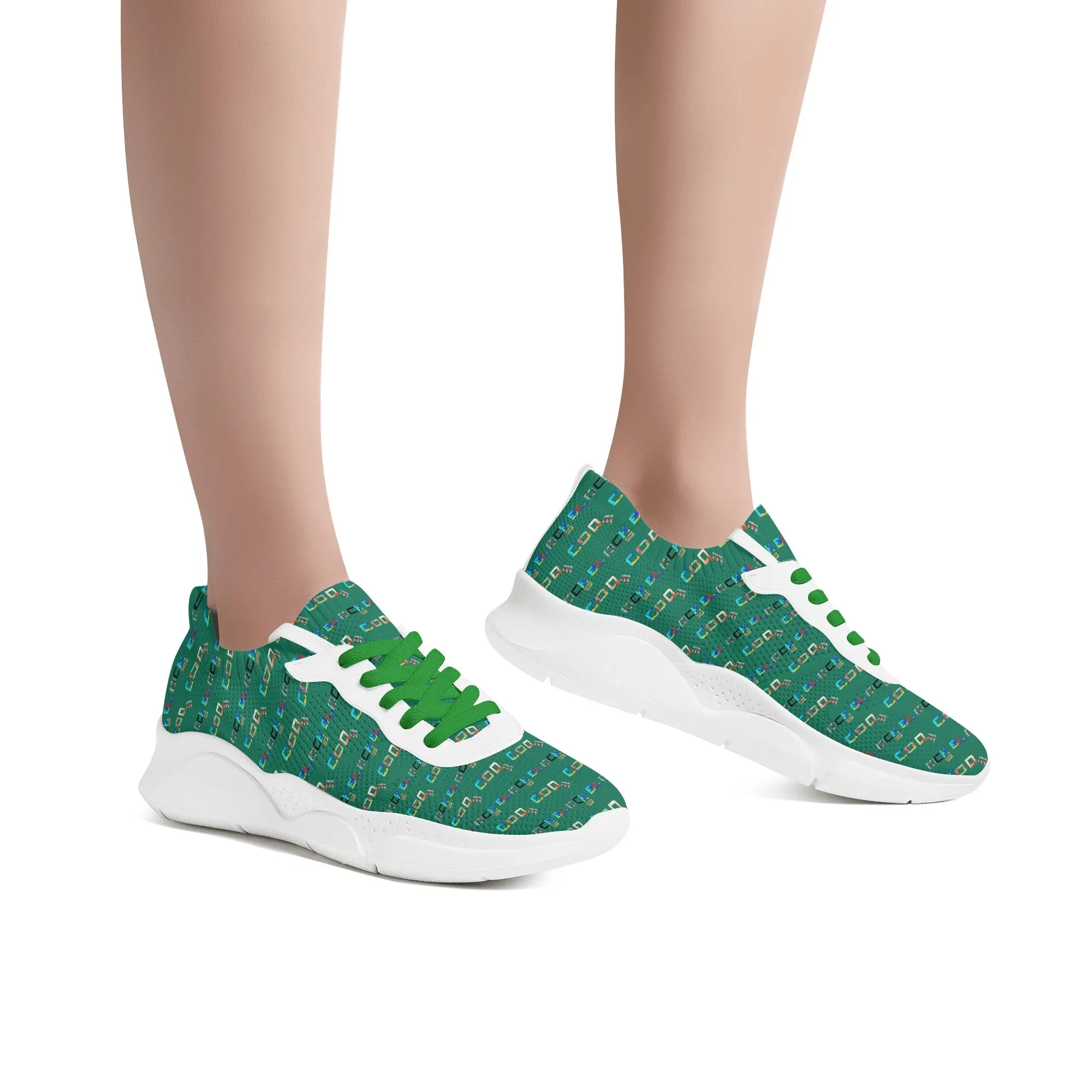 Womens Mesh Gymnastics Chunky Sneakers