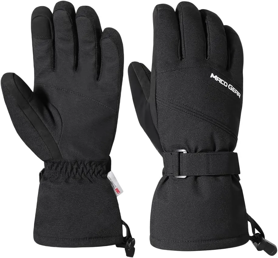 WTACTFUL Insulated Ski Gloves - Extreme Warmth & Waterproof